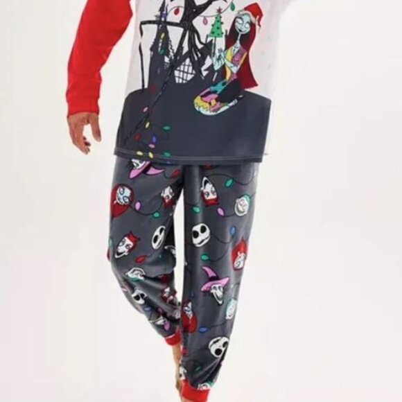 ๐ 3x $25 Clearance NWT Men's Nightmare Before Christmas PJs Lounge Jammies Set - Picture 2 of 8